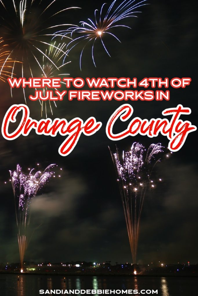Decide on which of the places to watch fireworks in Orange County before heading out for a magical summer night filled with excitement.