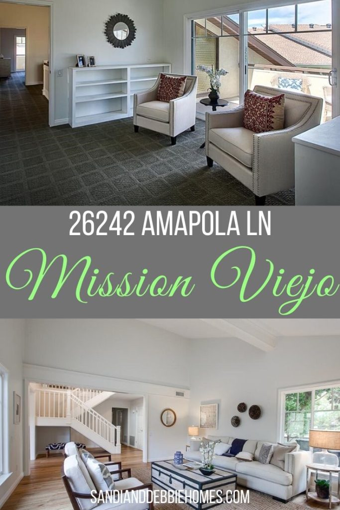 Your new home at 26242 Amapola Ln Mission Viejo is waiting for you as well as the beautiful scenery and the quiet location.